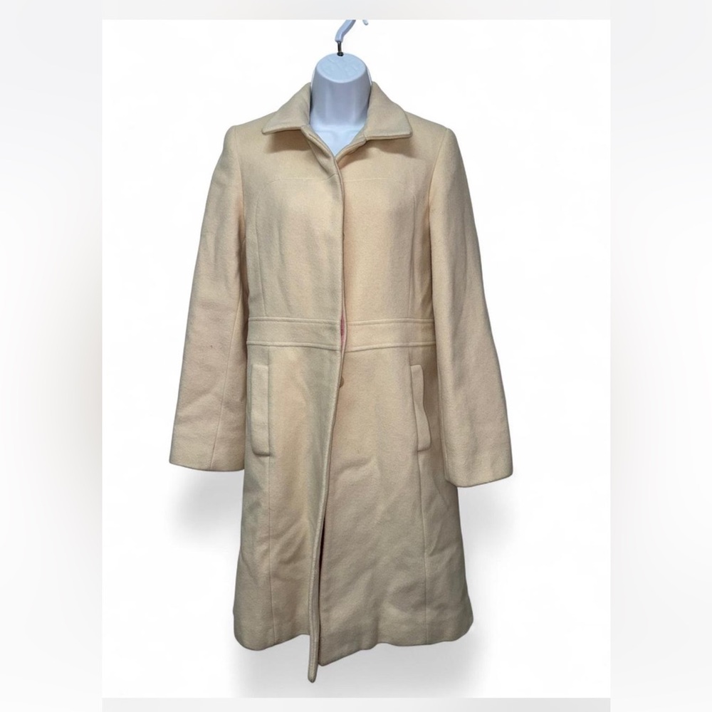 Marvin Richards Women's Cream Wool Coat